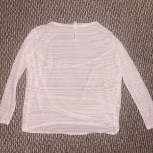 lululemon athletica White Long Sleeve Top